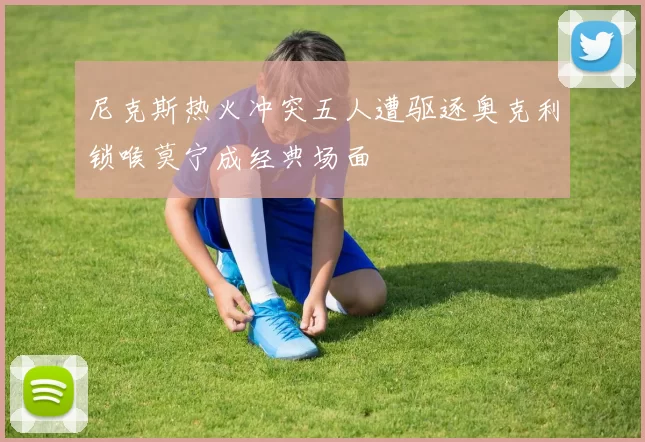 尼克斯热火冲突五人遭驱逐奥克利锁喉莫宁成经典场面